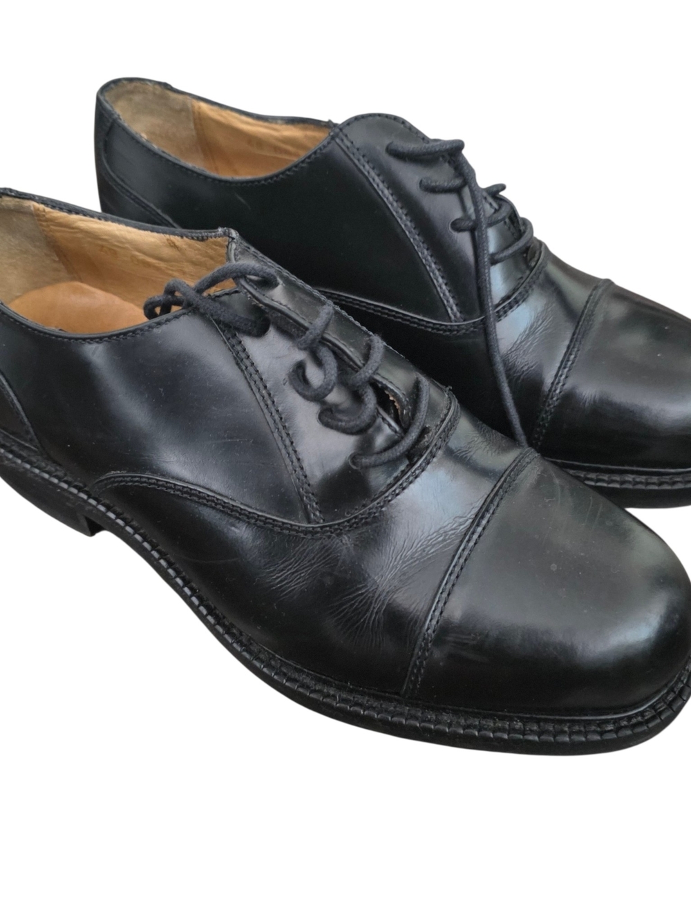 Kenneth Cole Classic Black Leather Men's Dress Oxfords Size 7